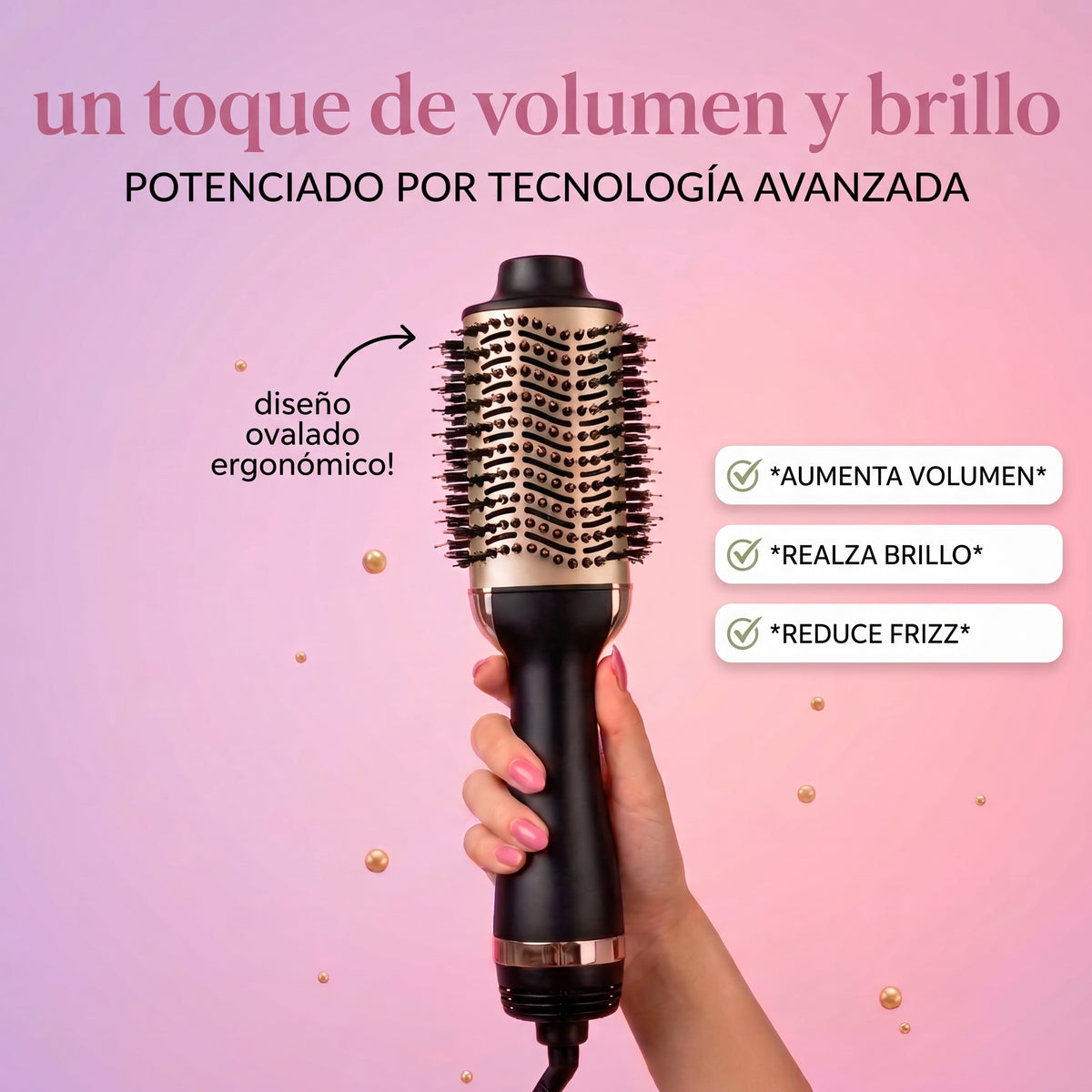 CEPILLO SECADOR KINEO PRO — 2 EN 1